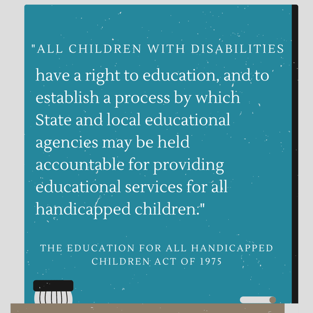 the education for all handicapped children act